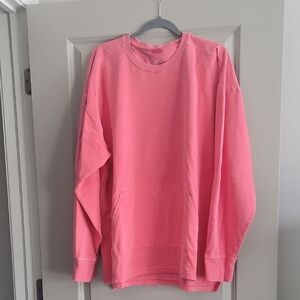 Watermelon Colored Terry Sweatshirt
